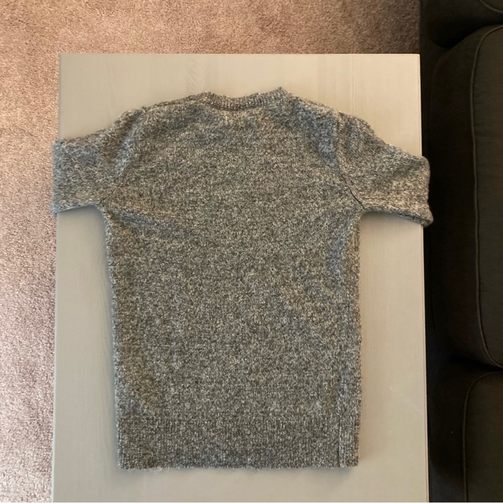 Pendleton Washable Wool Crew Neck Gray Sweater Si… - image 3